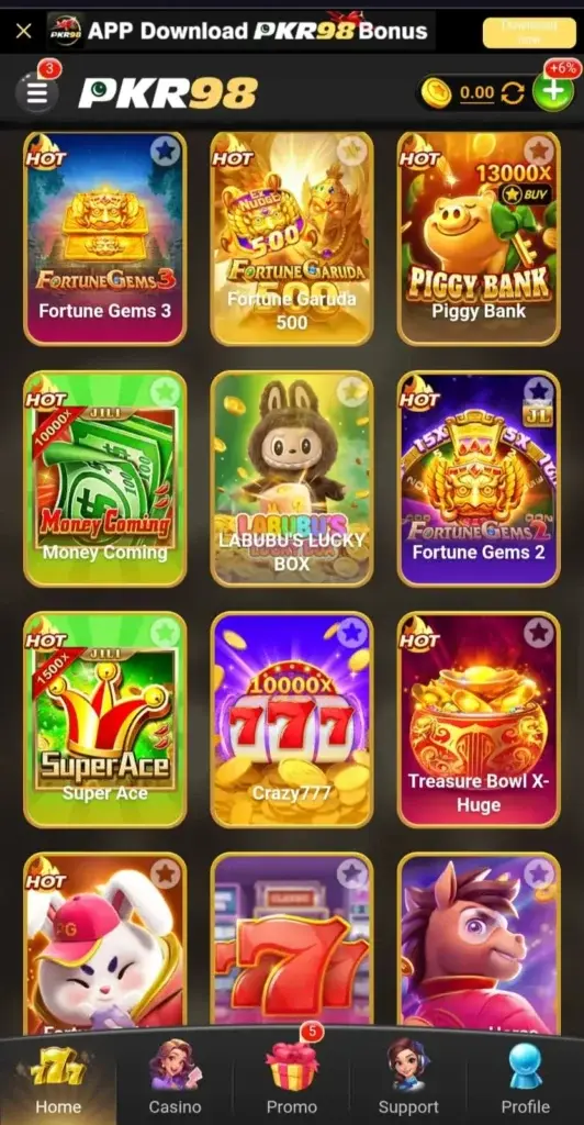 PKR98 Game App